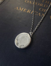 Load image into Gallery viewer, Attention au tems.  Watch out for time Antique wax letter seal.... memento mori. Time slips away, like the sand in an hourglass.