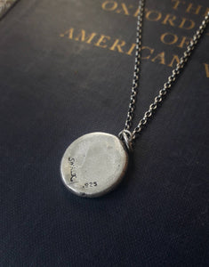 Attention au tems.  Watch out for time Antique wax letter seal.... memento mori. Time slips away, like the sand in an hourglass.