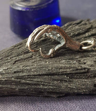 Load image into Gallery viewer, Sterling silver bird&#39;s claw. Add on for your wax seal totem necklace.