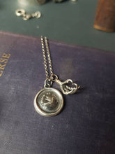 Load image into Gallery viewer, Sterling silver bird&#39;s claw. Add on for your wax seal totem necklace.