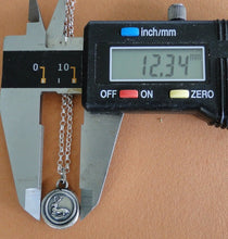 Load image into Gallery viewer, Stag..... musician and a lover of harmony.... antique wax letter seal, sterling silver,  necklace, amulet, meaningful jewelry, , symbolic