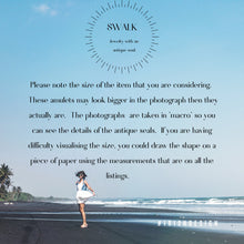 Load image into Gallery viewer, Chase your dreams.....Ambition, Encouragement...... wax letter seal, .....go for it! 100% sterling silver