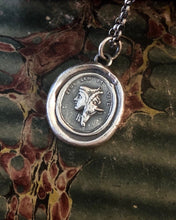 Load image into Gallery viewer, Trust, but be careful of whom you trust”.  “Fide sed cui vide”. Beware of people who are deceitful.  Georgian Tassie seal pendant.