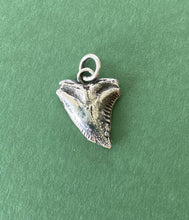 Load image into Gallery viewer, Sterling silver Sharks tooth.  Protection amulet. Handmade meaningful amulet