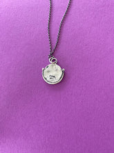 Load image into Gallery viewer, Capricorn  handmade sterling silver pendant. Zodiac sign coin necklace.