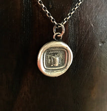 Load image into Gallery viewer, Justice, and knowledge., let fairness and knowledge guide your actions.  wise words pendant with advice for life