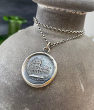 Load image into Gallery viewer, Roman Colosseum, antique wax sea, Victorian Tassie seal. Grand tour souvenir.  Solid sterling silver