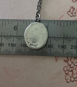 Motherhood, family.  Ideal Roman family portrait.  Antique wax letter seal pendant. Sterling wax seal impression