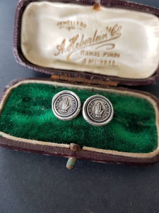 Love, truth stud earrings. Sterling earrings. Handmade wax seal jewellery.
