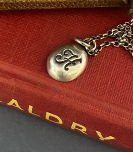 Initial add on…. Sterling silver letter. Handmade initial H charm.