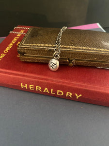 Initial add on…. Sterling silver letter. Handmade initial H charm.