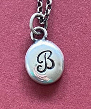 Load image into Gallery viewer, Initial add on…. Sterling silver letter. Handmade initial charm.