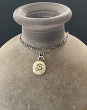 Load image into Gallery viewer, Initial add on…. Sterling silver letter. Handmade initial charm.