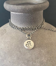 Load image into Gallery viewer, Initial add on…. Sterling silver letter. Handmade initial charm.