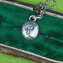 Load image into Gallery viewer, Initial add on…. Sterling silver letter. Handmade initial P charm.