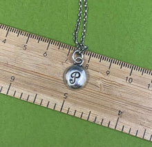 Load image into Gallery viewer, Initial add on…. Sterling silver letter. Handmade initial P charm.