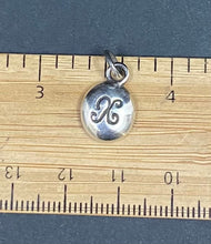 Load image into Gallery viewer, Initial add on…. Sterling silver letter. Handmade initial X charm.